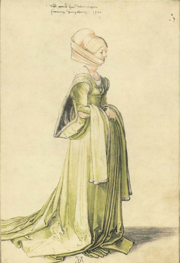 A Nuremberg Lady Dressed to go to a Dance